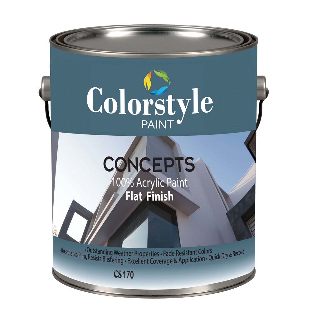 Краска Colorstyle CS 170 CONCEPTS 100% Acrylic Paint Flat Finish