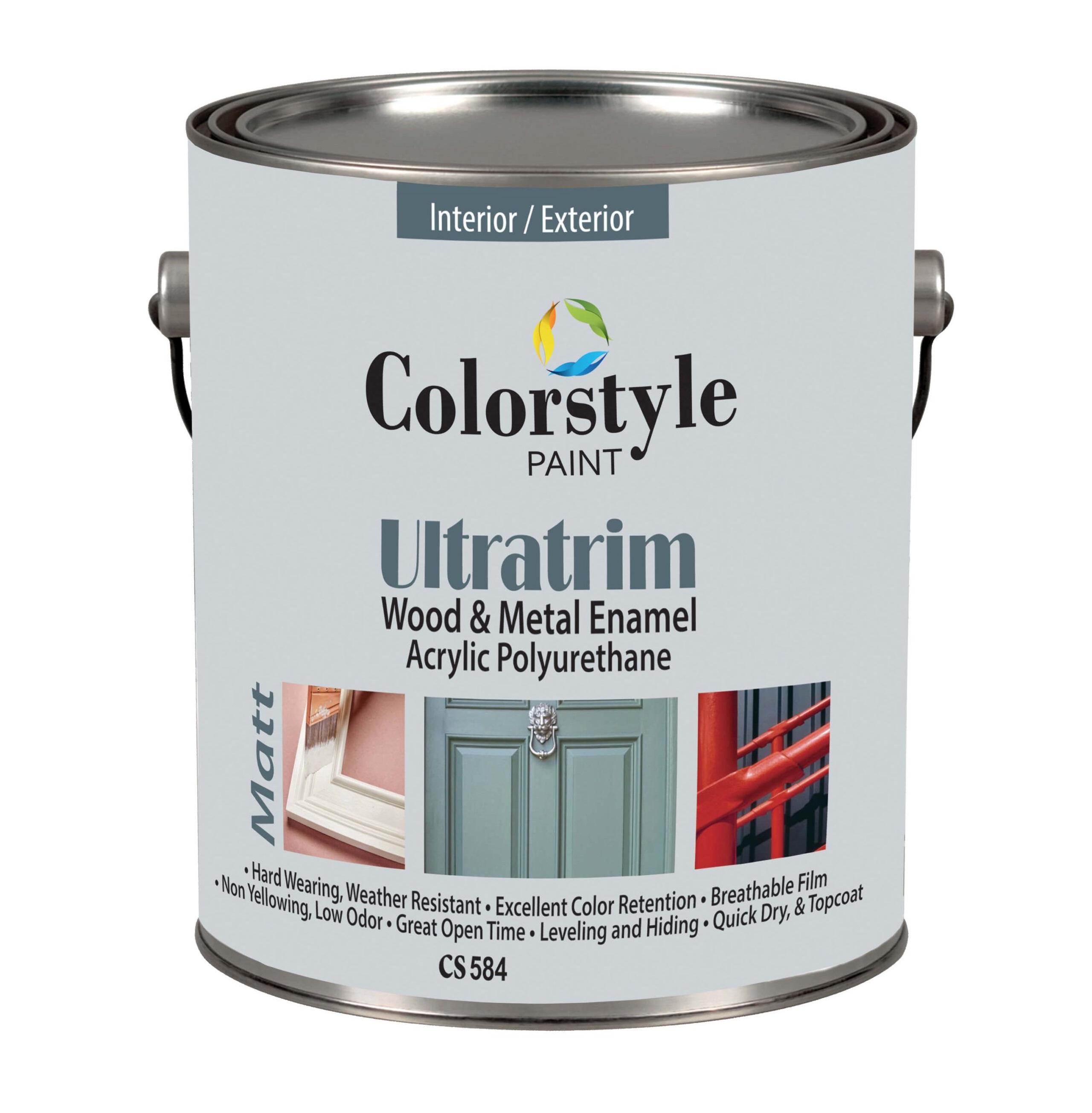 Эмаль Colorstyle CS 584 ULTRATRIM Acrylic Polyurethane Matt Wood & Metal Enamel