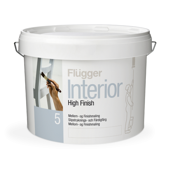 Краска-грунт Flugger Interior High Finish 5