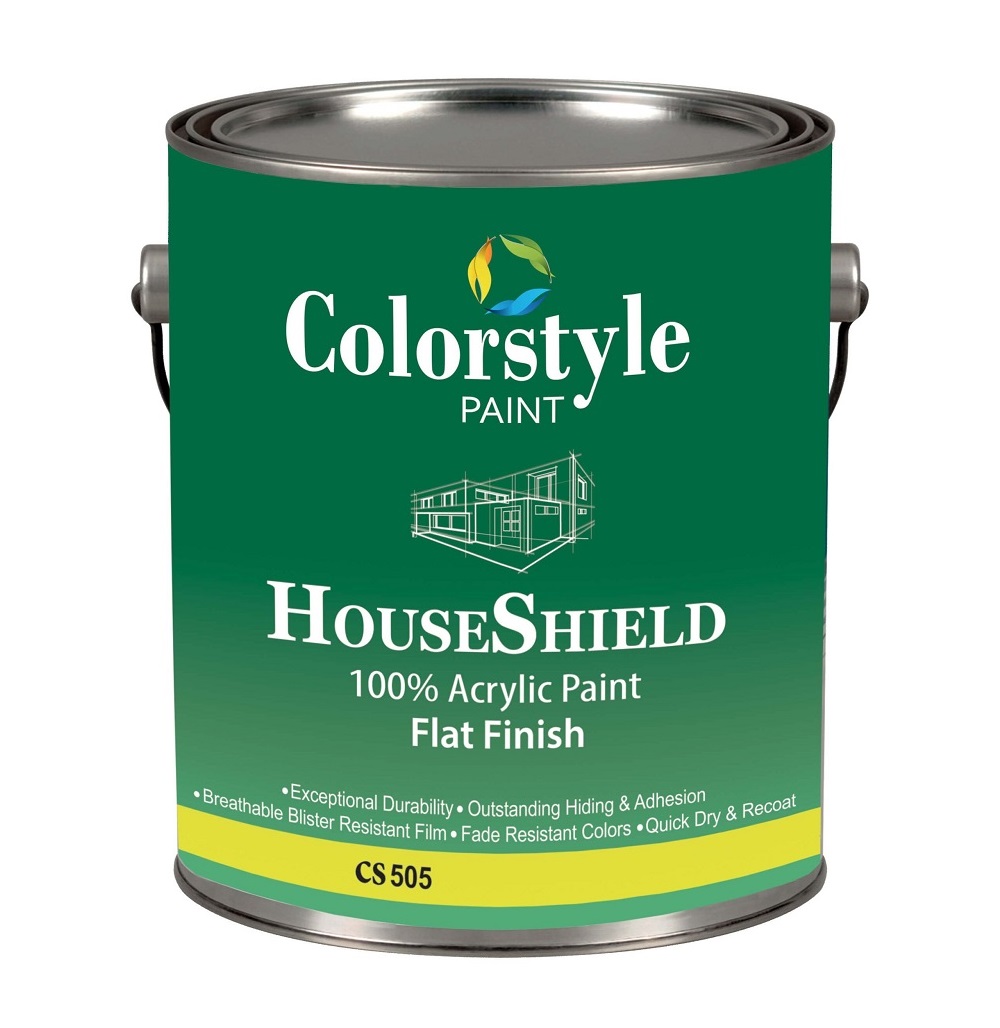 Краска Colorstyle CS 505 HOUSESHIELD 100% Acrylic Paint Flat Finish